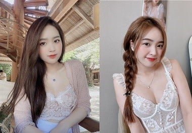 เต็มไม่ครอบคลุมสาวร้อน minh hang