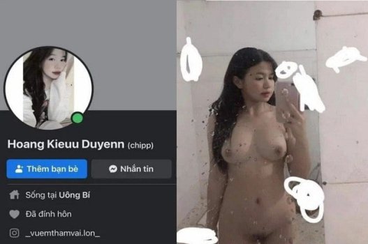 Hoang Kieu Duyen แสดงหน้าอกใหญ่ของเธอ