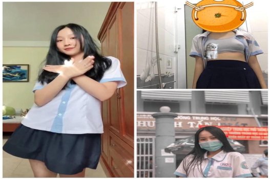 สาวโรงเรียนมัธยม Huynh Tan Phat เป็นแฟนของเธออย่างลับๆ