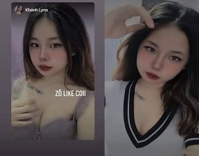 Sex Khanh Lyn แสดงหีสีชมพูของเธอ