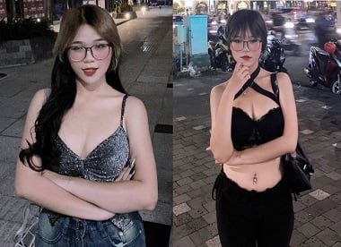 Trinh Nhu Quynh ชอบเมฆและเมฆในขณะที่สวมชุดชั้นใน